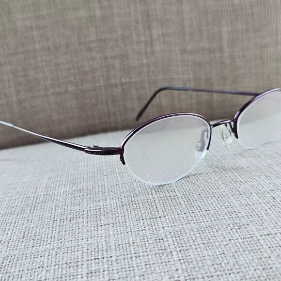 Marchon Women Glasses Half Rim MAGNETICS 883 MAG Burgundy Eyeglasses FELXON - Picture 5 of 14